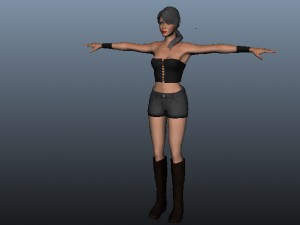 betty female beauty Modèle 3D