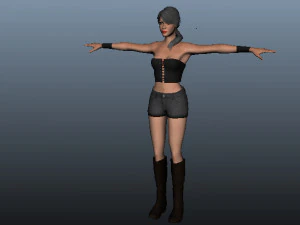 betty female beauty 3D Model