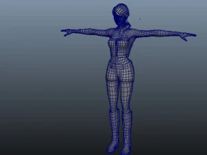 betty female beauty 3D Model