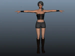betty female beauty 3D Model