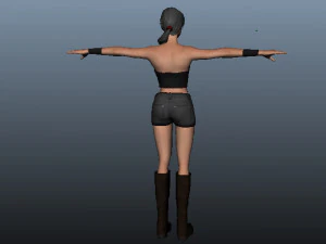 betty female beauty 3D Model