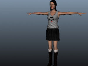 katy female beauty 3D 模型