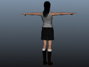 katy female beauty 3D 模型