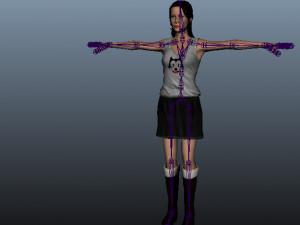 katy female beauty 3D 模型
