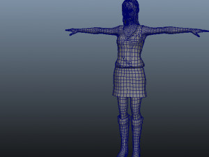 katy female beauty 3D 模型