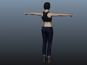 china female beauty Modelo 3D