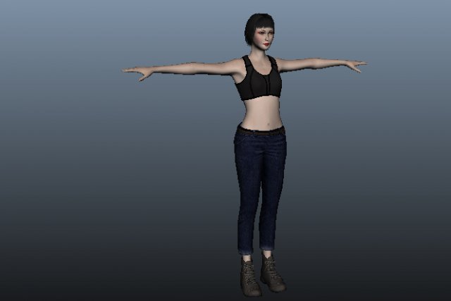 china female beauty 3D Model in Woman 3DExport