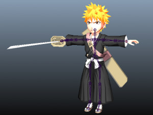 ichigo kurosaki bleach 3d anime character 3D 模型
