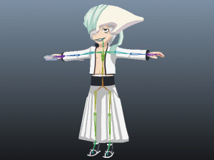 di roy bleach 3d anime character Model 3D