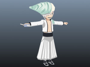 di roy bleach 3d anime character Model 3D