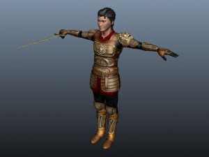 hero knight Model 3D