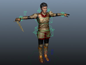 hero knight Model 3D