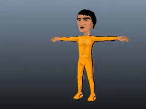 game death bruce lee 3D Model