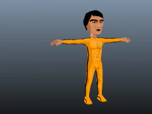 game death bruce lee 3D Model