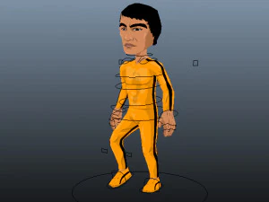 game death bruce lee 3D Model