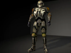 робот-солдат 3D Модель