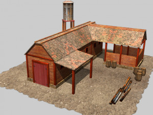 lumber mill Modelo 3D