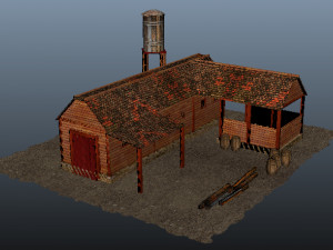lumber mill 3D Model