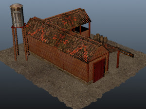 lumber mill 3D Model