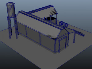 lumber mill 3D Model