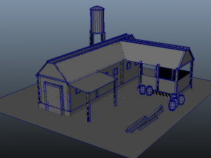 lumber mill 3D Model