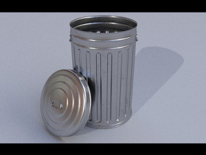 garbage can 3D Model