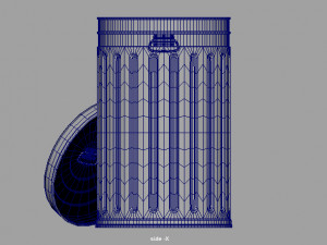 garbage can Model 3D