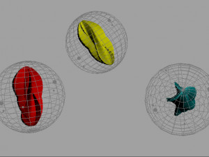 marble balls Model 3D