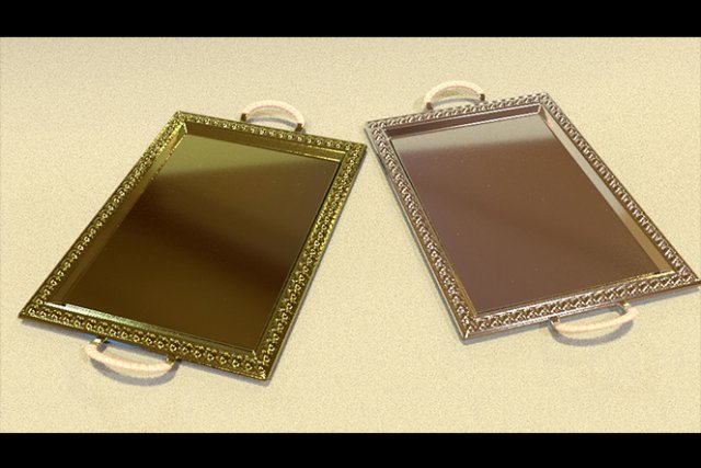 tray rectangular 3D Model .c4d .max .obj .3ds .fbx .stl .blend 