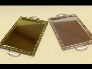 tray rectangular Modelo 3D