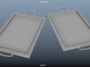 tray rectangular 3D Model