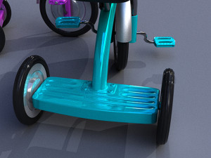 kid tricycle bike Modello 3D