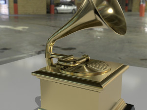music award trophy 3D Model