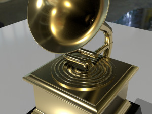 music award trophy 3D Model