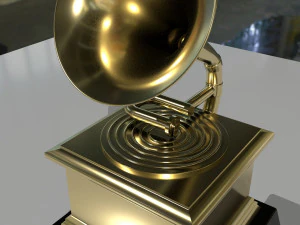 music award trophy 3D Model