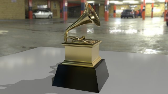 music award trophy 3D Model .c4d .max .obj .3ds .fbx .stl .blend 
