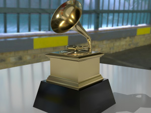 music award trophy 3D Model