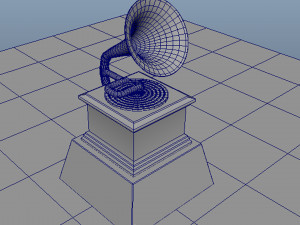 music award trophy 3D Model