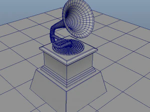 music award trophy 3D Model