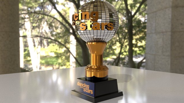 dance award trophy 3D 模型 .c4d .max .obj .3ds .fbx .stl .blend 