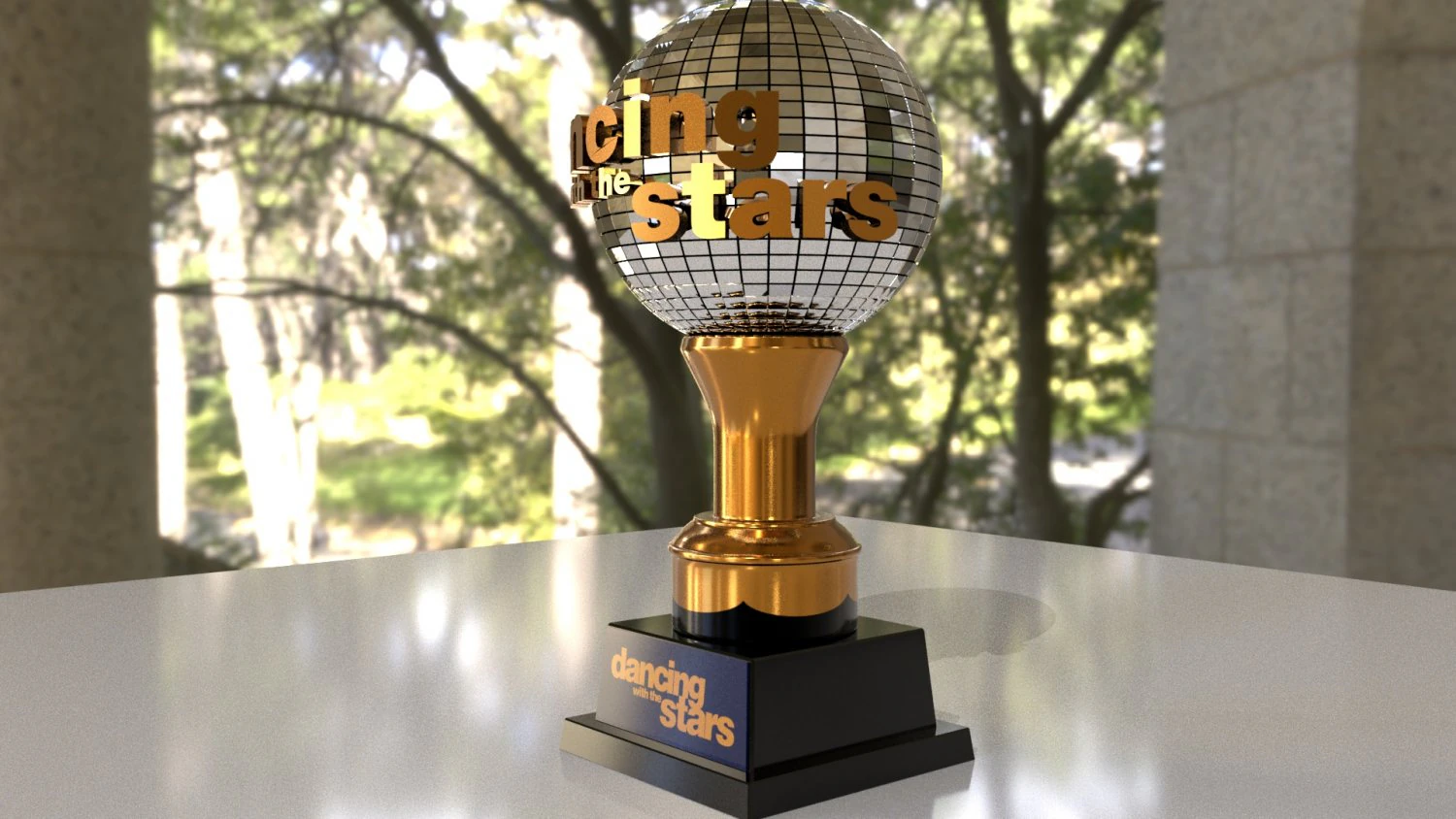 dance award trophy 3D Model .c4d .max .obj .3ds .fbx .stl .blend 