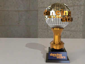 dance award trophy 3D Model