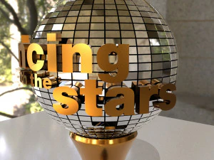 dance award trophy 3D Model