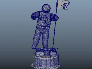 music video award trophy 3D Model
