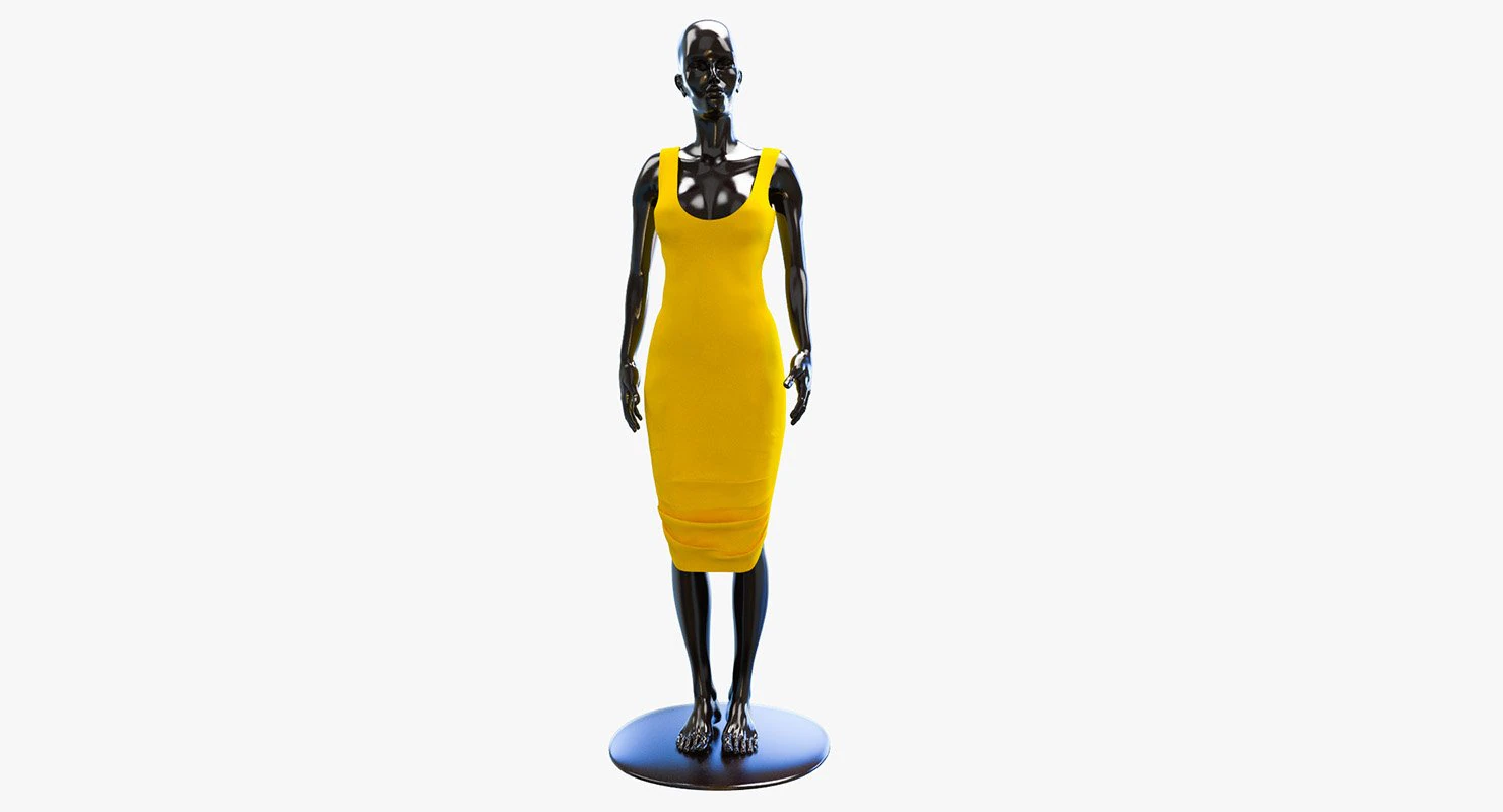 dress 3D Model .c4d .max .obj .3ds .fbx .stl .blend 