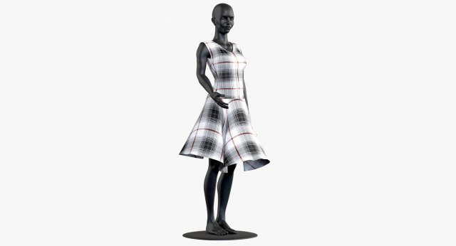 dress 3D Model .c4d .max .obj .3ds .fbx .stl .blend 