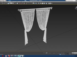 curtain 3D 모델