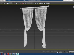 curtain 3D 모델
