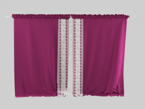 curtain velvet 3D Model