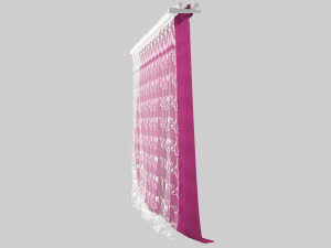 curtain velvet 3D Model